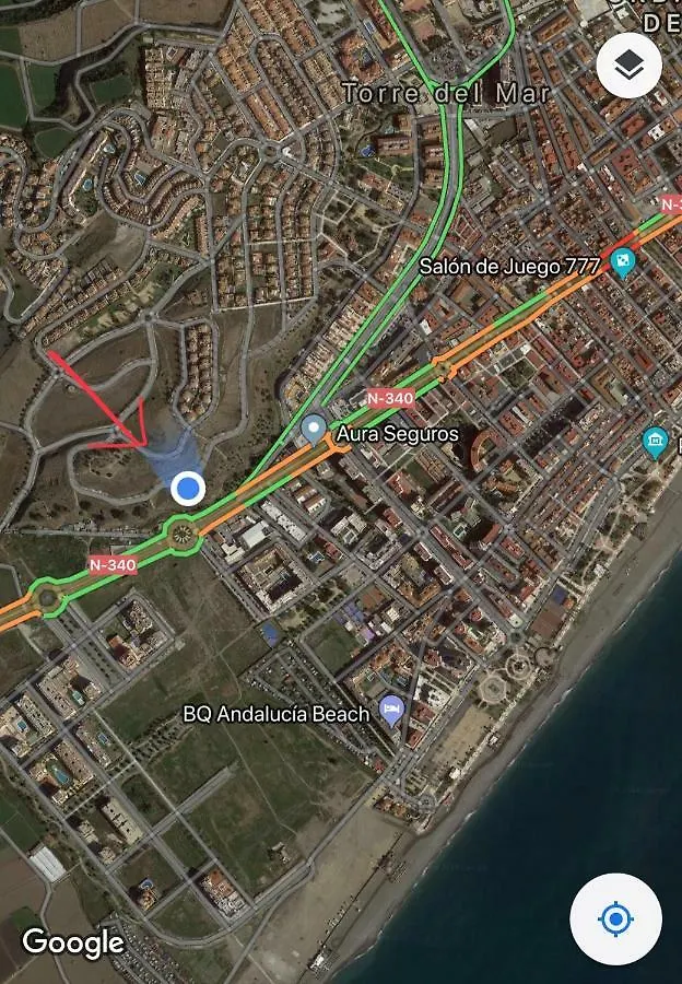 villa moderna con piscina privada, jardín y vista al Mar Torre Del Mar 0*,  España